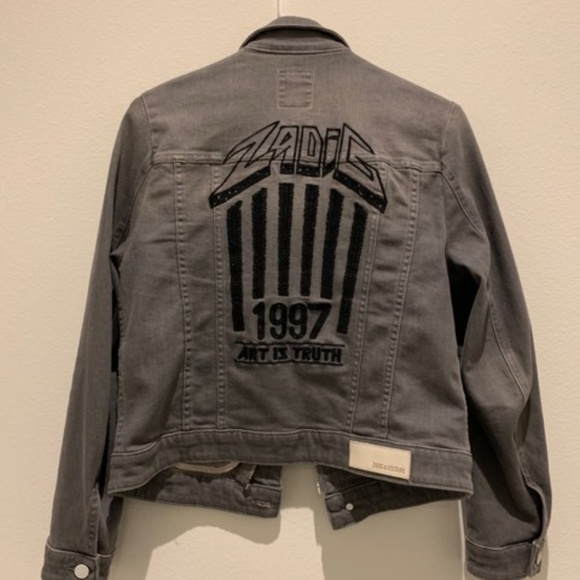 zadig voltaire jeans jacket